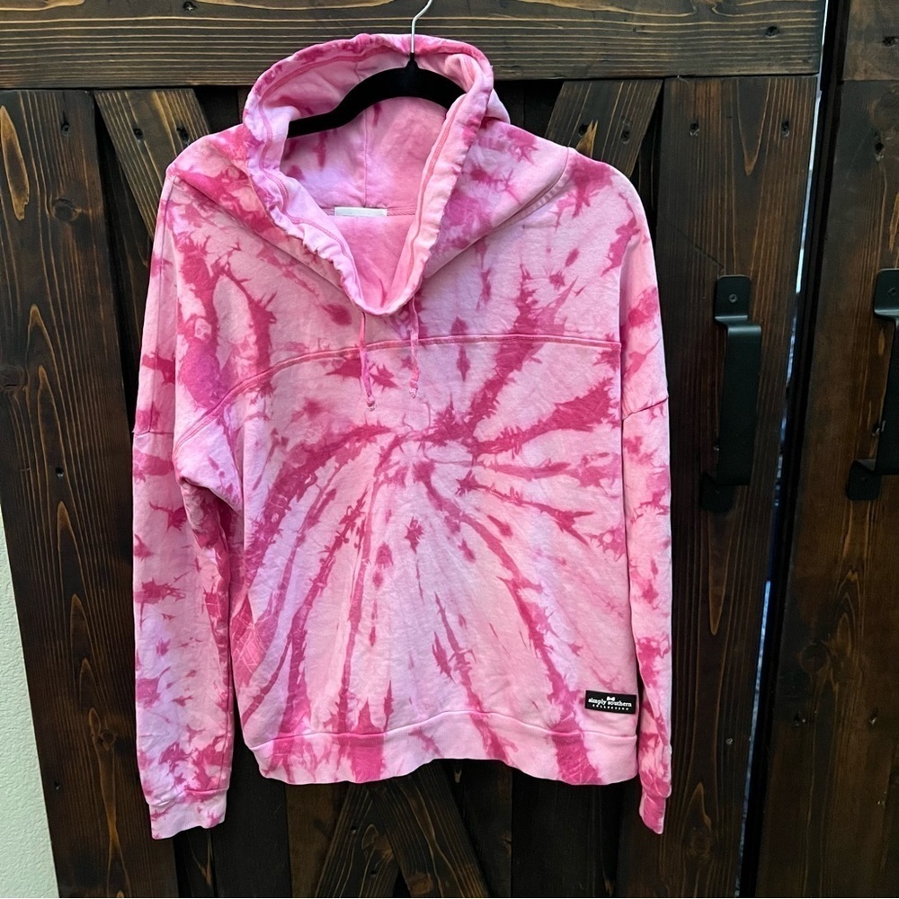 Simply Southern Pink Tie-Dyed Pull Over